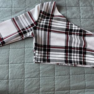 SHEIN cropped one sleeve top